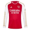 Camiseta Fútbol Arsenal FC Martin Ødegaard #8 2023-24 Primera Equipación Hombre Manga Larga