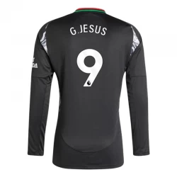 Camiseta Fútbol Arsenal FC 2024-25 Gabriel Jesus #9 Segunda Equipación Hombre Manga Larga