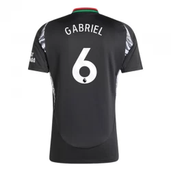 Camiseta Fútbol Arsenal FC 2024-25 Gabriel Magalhães #6 Segunda Equipación Hombre
