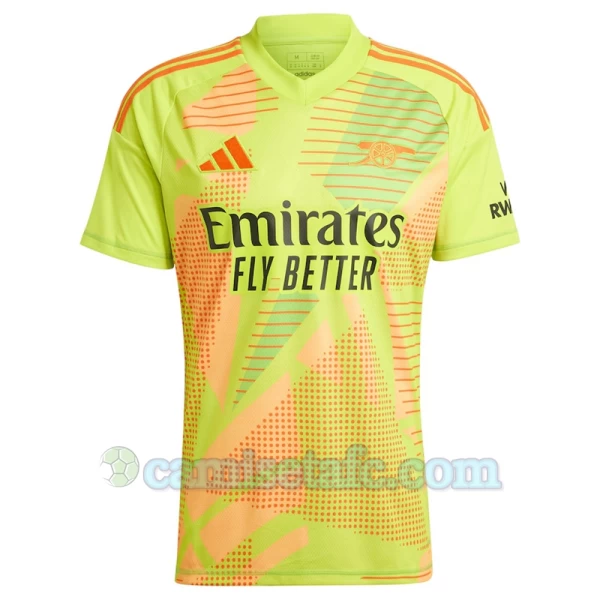 Camiseta Fútbol Arsenal FC 2024-25 Portero Primera Equipación Hombre