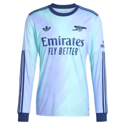 Camiseta Fútbol Arsenal FC 2024-25 Tercera Equipación Hombre Manga Larga