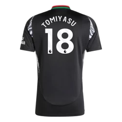 Camiseta Fútbol Arsenal FC 2024-25 Tomiyasu #18 Segunda Equipación Hombre