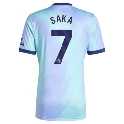 Camiseta Fútbol Arsenal FC Bukayo Saka #7 2024-25 Tercera Equipación Hombre