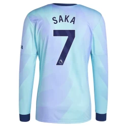 Camiseta Fútbol Arsenal FC Bukayo Saka #7 2024-25 Tercera Equipación Hombre Manga Larga