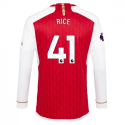 Camiseta Fútbol Arsenal FC Declan Rice #41 2023-24 Primera Equipación Hombre Manga Larga