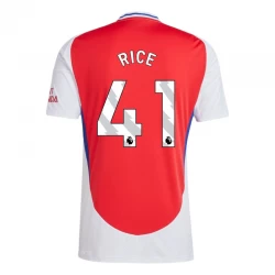 Camiseta Fútbol Arsenal FC Declan Rice #41 2024-25 Primera Equipación Hombre