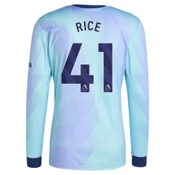 Camiseta Fútbol Arsenal FC Declan Rice #41 2024-25 Tercera Equipación Hombre Manga Larga