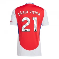 Camiseta Fútbol Arsenal FC Fabio Vieira #21 2024-25 Primera Equipación Hombre