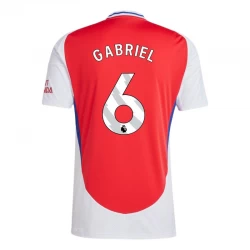 Camiseta Fútbol Arsenal FC Gabriel #6 2024-25 Primera Equipación Hombre