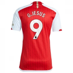 Camiseta Fútbol Arsenal FC Gabriel Jesus #9 2023-24 Primera Equipación Hombre