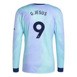 Camiseta Fútbol Arsenal FC Gabriel Jesus #9 2024-25 Tercera Equipación Hombre Manga Larga