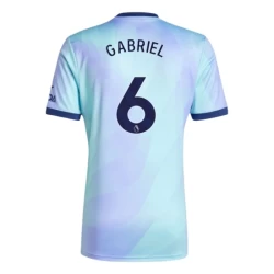 Camiseta Fútbol Arsenal FC Gabriel Magalhães #6 2024-25 Tercera Equipación Hombre