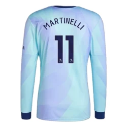 Camiseta Fútbol Arsenal FC Gabriel Martinelli #11 2024-25 Tercera Equipación Hombre Manga Larga