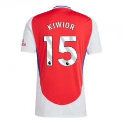 Camiseta Fútbol Arsenal FC Kiwior #15 2024-25 Primera Equipación Hombre