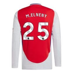 Camiseta Fútbol Arsenal FC M. Elneny #25 2024-25 Primera Equipación Hombre Manga Larga