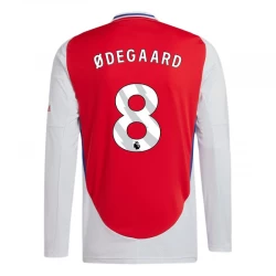 Camiseta Fútbol Arsenal FC Martin Ødegaard #8 2024-25 Primera Equipación Hombre Manga Larga