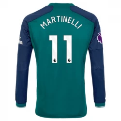 Camiseta Fútbol Arsenal FC Martinelli #11 2023-24 Tercera Equipación Hombre Manga Larga