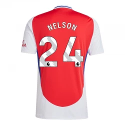 Camiseta Fútbol Arsenal FC Nelson #24 2024-25 Primera Equipación Hombre