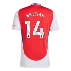 Camiseta Fútbol Arsenal FC Nketiah #14 2024-25 Primera Equipación Hombre