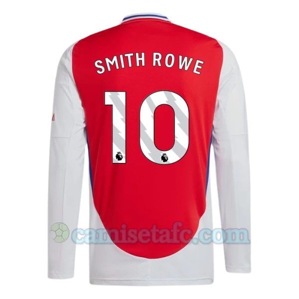 Camiseta Fútbol Arsenal FC Smith Rowe #10 2024-25 Primera Equipación Hombre Manga Larga