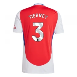 Camiseta Fútbol Arsenal FC Tierney #3 2024-25 Primera Equipación Hombre