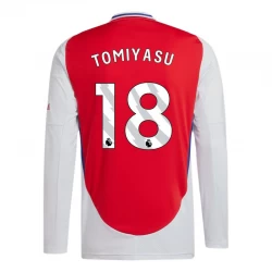 Camiseta Fútbol Arsenal FC Tomiyasu #18 2024-25 Primera Equipación Hombre Manga Larga
