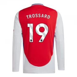Camiseta Fútbol Arsenal FC Trossard #19 2024-25 Primera Equipación Hombre Manga Larga