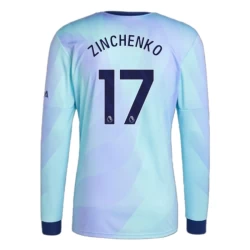 Camiseta Fútbol Arsenal FC Zinchenko #17 2024-25 Tercera Equipación Hombre Manga Larga