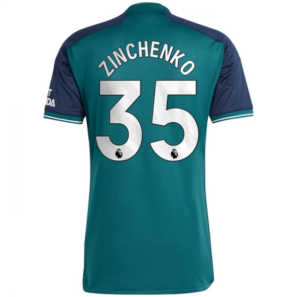 Camiseta Fútbol Arsenal FC Zinchenko #35 2023-24 Tercera Equipación Hombre