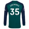 Camiseta Fútbol Arsenal FC Zinchenko #35 2023-24 Tercera Equipación Hombre Manga Larga