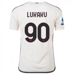 Camiseta Fútbol AS Roma 2023-24 El Lukaku #90 Segunda Equipación Hombre