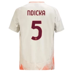 Camiseta Fútbol AS Roma 2024-25 Ndicka #5 Segunda Equipación Hombre