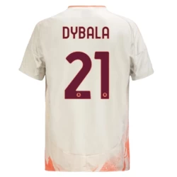 Camiseta Fútbol AS Roma 2024-25 Paulo Dybala #21 Segunda Equipación Hombre