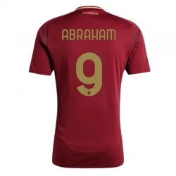 Camiseta Fútbol AS Roma Abraham #9 2024-25 Primera Equipación Hombre