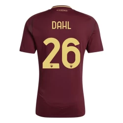 Camiseta Fútbol AS Roma Dahl #26 2024-25 Primera Equipación Hombre