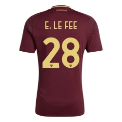 Camiseta Fútbol AS Roma E. Le Fee #28 2024-25 Primera Equipación Hombre