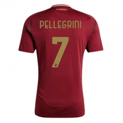 Camiseta Fútbol AS Roma Pellegrini #7 2024-25 Primera Equipación Hombre