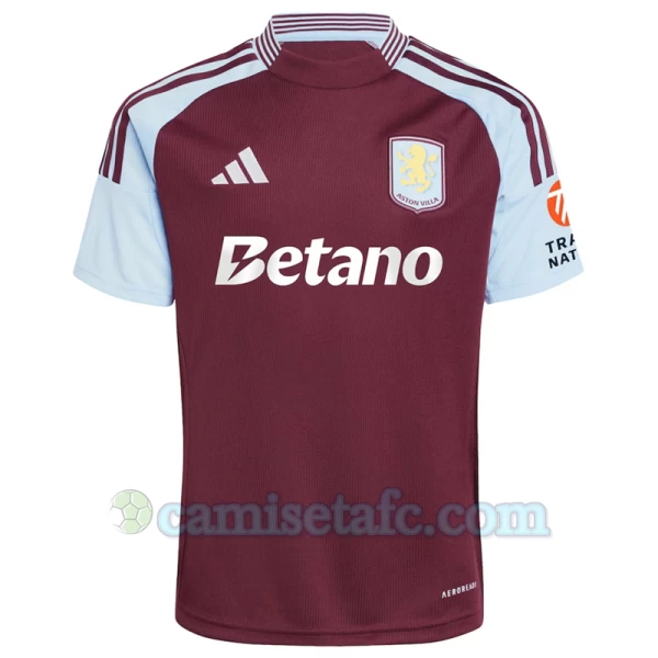 Camiseta Fútbol Aston Villa 2024-25 Primera Equipación Hombre