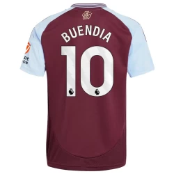 Camiseta Fútbol Aston Villa Buendia #10 2024-25 Primera Equipación Hombre