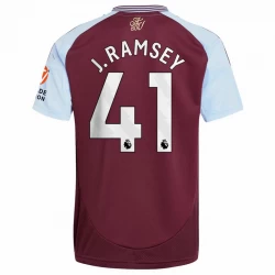 Camiseta Fútbol Aston Villa J. Ramsey #41 2024-25 Primera Equipación Hombre