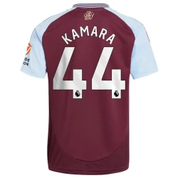 Camiseta Fútbol Aston Villa Kamara #44 2024-25 Primera Equipación Hombre