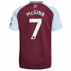 Camiseta Fútbol Aston Villa Mcginn #7 2024-25 Primera Equipación Hombre