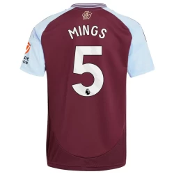 Camiseta Fútbol Aston Villa Mings #5 2024-25 Primera Equipación Hombre