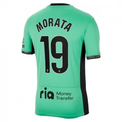 Camiseta Fútbol Atlético Madrid Alvaro Morata #19 2023-24 Tercera Equipación Hombre
