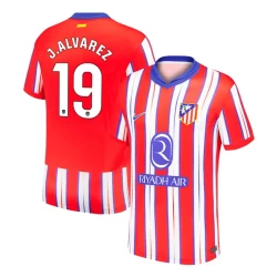 Camiseta Fútbol Atlético Madrid J. Alvarez #19 2024-25 Primera Equipación Hombre