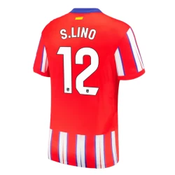 Camiseta Fútbol Atlético Madrid S.Lino #12 2024-25 Primera Equipación Hombre