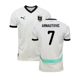 Camiseta Fútbol Austria Arnautovic #7 Eurocopa 2024 Segunda Hombre Equipación