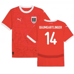 Camiseta Fútbol Austria Baumgartlinger #14 Eurocopa 2024 Primera Hombre Equipación