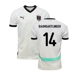 Camiseta Fútbol Austria Baumgartlinger #14 Eurocopa 2024 Segunda Hombre Equipación