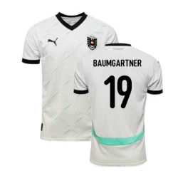 Camiseta Fútbol Austria Baumgartner #19 Eurocopa 2024 Segunda Hombre Equipación